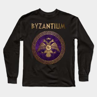 Byzantium Byzantine Empire Symbol of Constantinople Long Sleeve T-Shirt